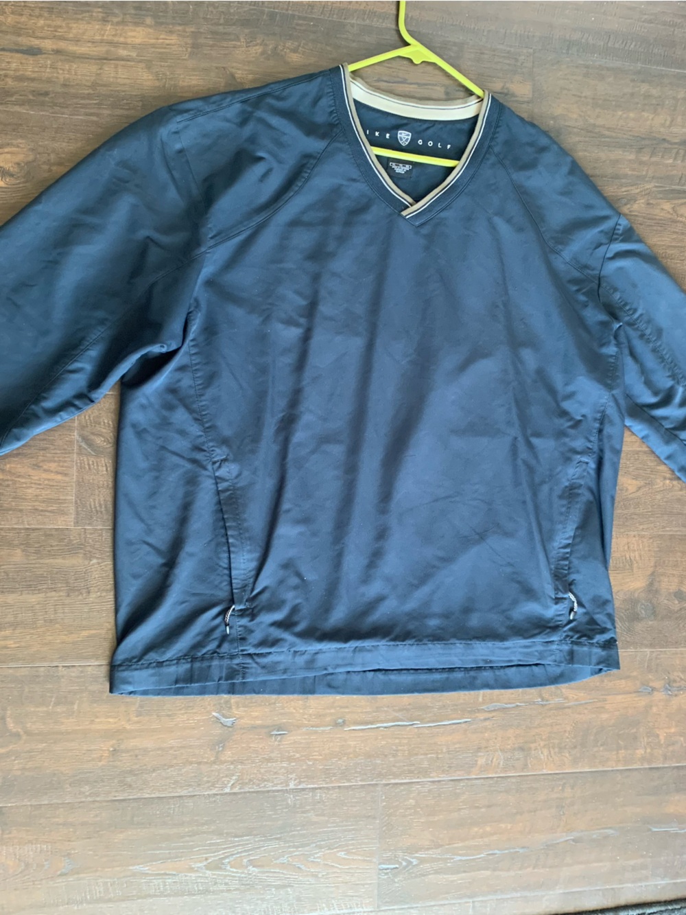 Nike Golf Navy and Tan Crewneck Pullover